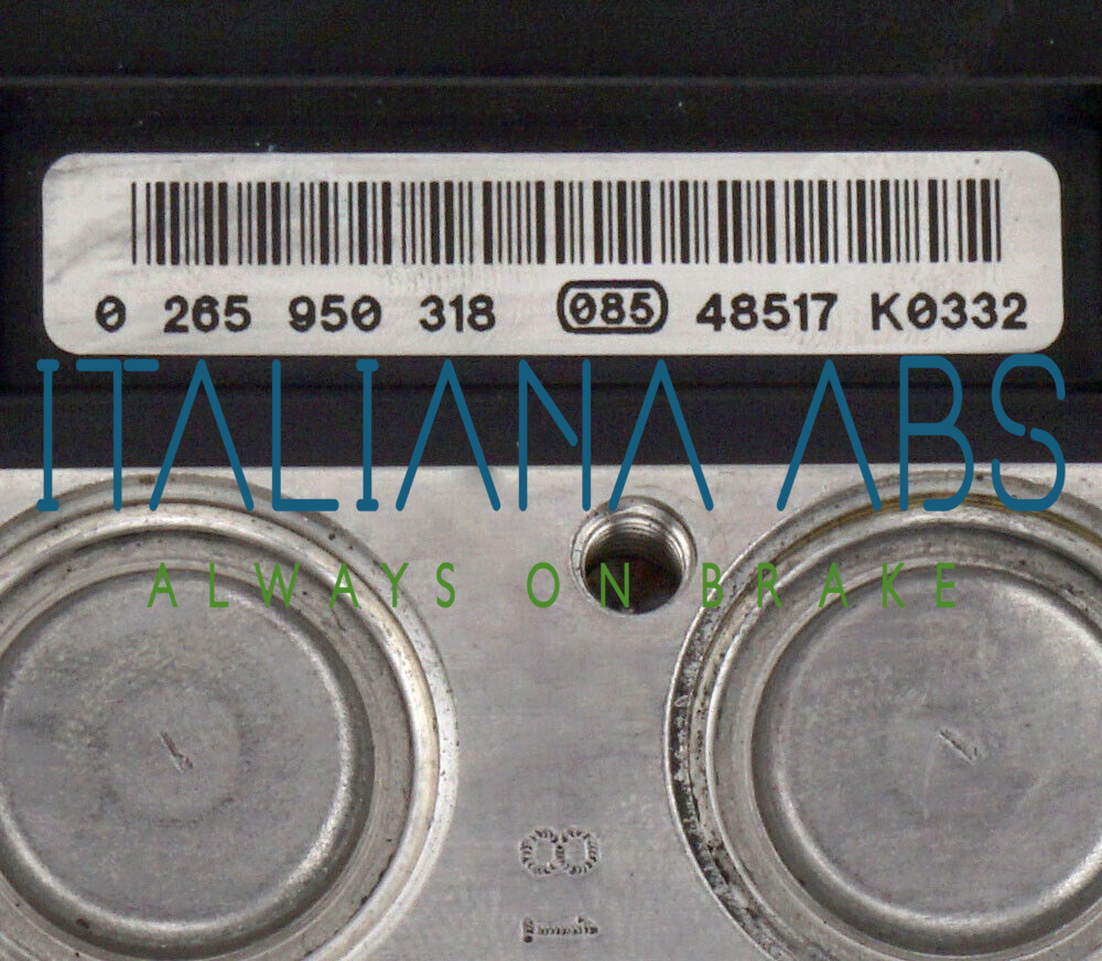 Centralina ABS BMW, codici identificativi: 0265950318 34516762059 34513414641
