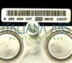 Centralina ABS Land Rover, codici identificativi: 0265950337 0265234074 SRB500164