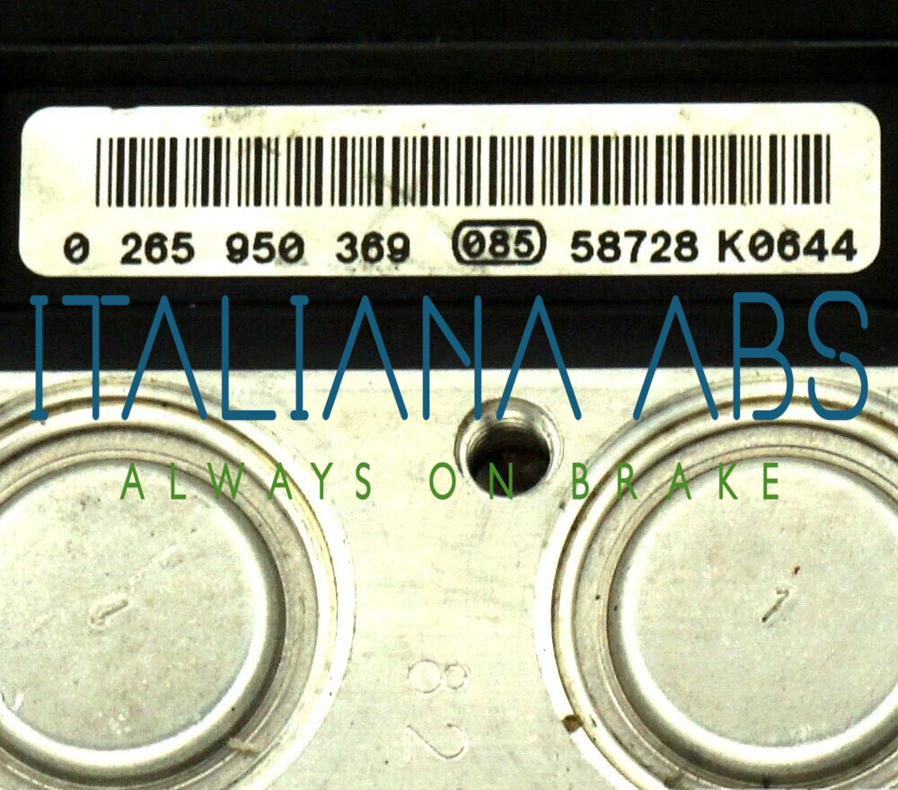 Centralina ABS PORSCHE, codici identificativi: 0265950369 0265234142 98735575505