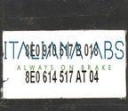 Centralina ABS AUDI, codici identificativi: 0265950468 8E0614517AT 8E0910517B