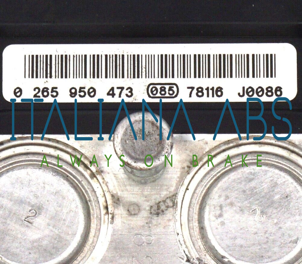 Centralina ABS AUDI, codici identificativi: 0265950473 8E0910517J 8E0614517BH
