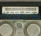 Centralina ABS AUDI, codici identificativi: 0265950474 8E0910517H 8E0614517BF
