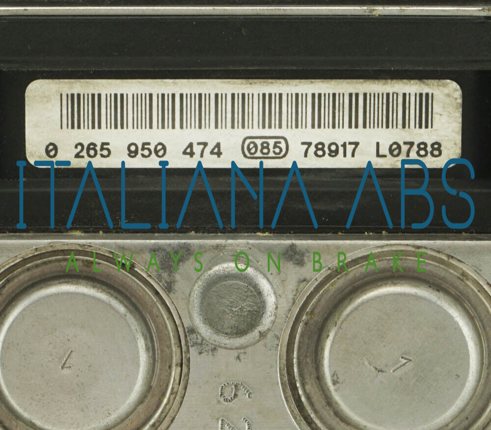 Centralina ABS AUDI, codici identificativi: 0265950474 8E0910517H 8E0614517BF
