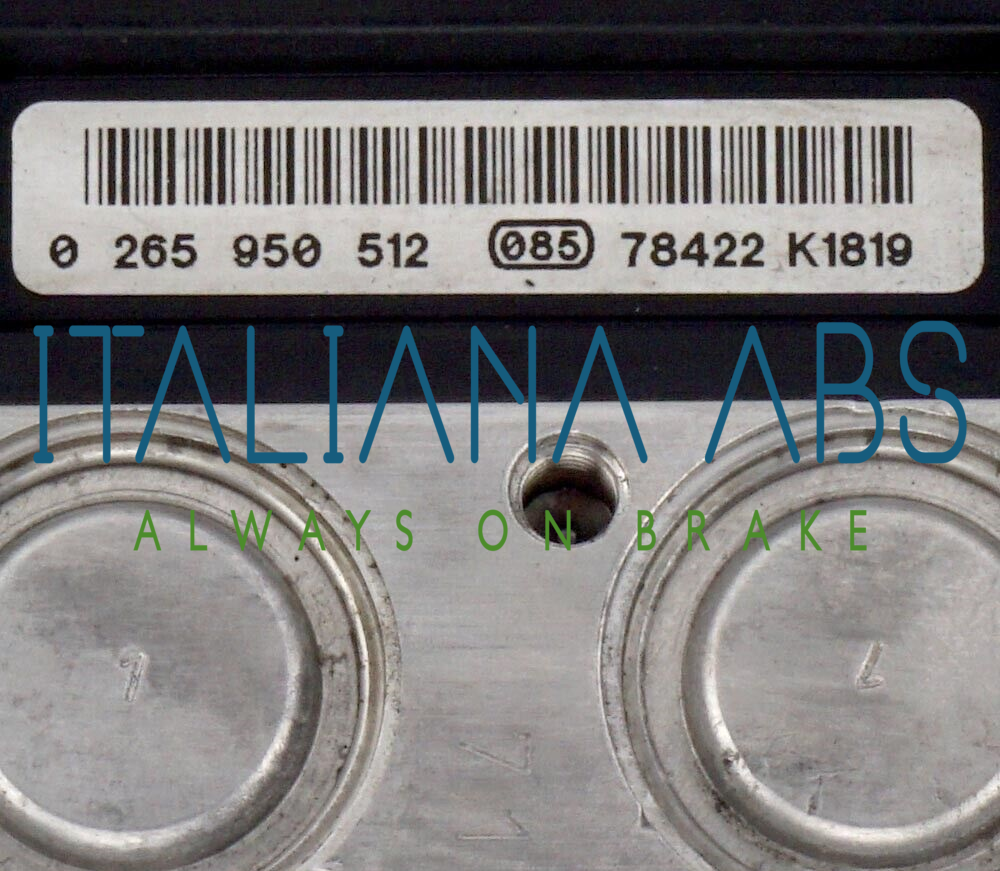 Centralina ABS TOYOTA, codici identificativi: 0265950512 0265235065 XK 4454002060