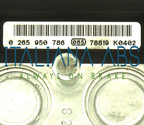 Centralina ABS SMART, codici identificativi: 0265950786 0265235467 A4514200575