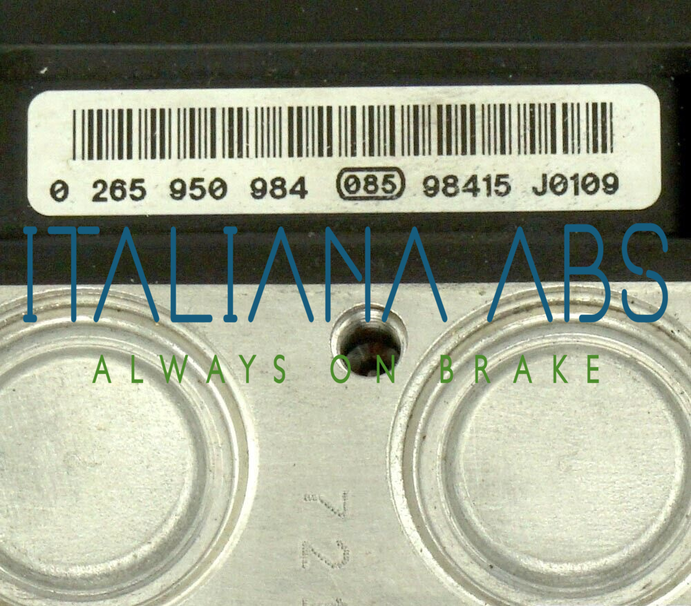 Centralina ABS AUDI, codici identificativi: 0265950984 8R0907379C 8R0614517J