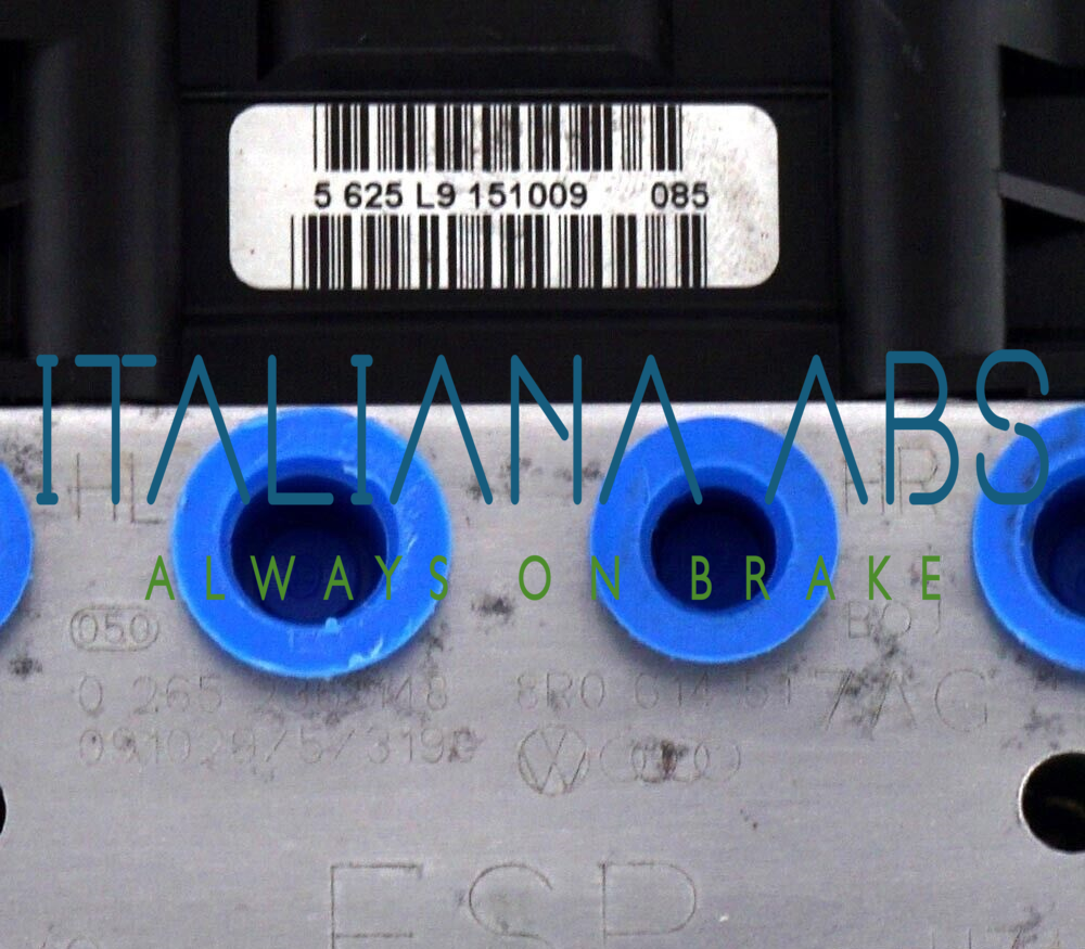 Centralina ABS AUDI, codici identificativi: 0265951044 8R0907379M 8R0614517AG