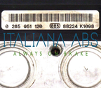 Centralina ABS AUDI, codici identificativi: 0265951120 8K0907379AQ 8K0614517DF