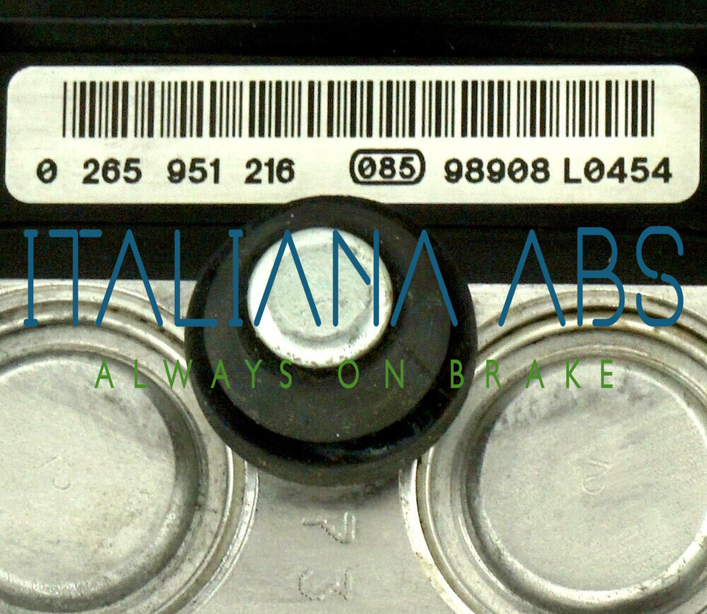 Centralina ABS Alfa Romeo codici identificativi: 0265951216 AR955 51828279
