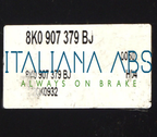 Centralina ABS AUDI, codici identificativi: 0265951536 8K0907379 8k0614517ej