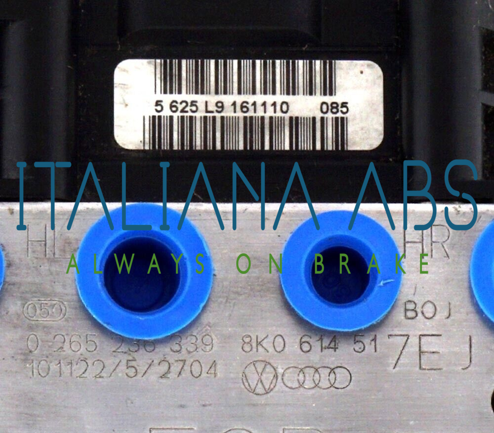 Centralina ABS AUDI, codici identificativi: 0265951536 8K0907379 8k0614517ej