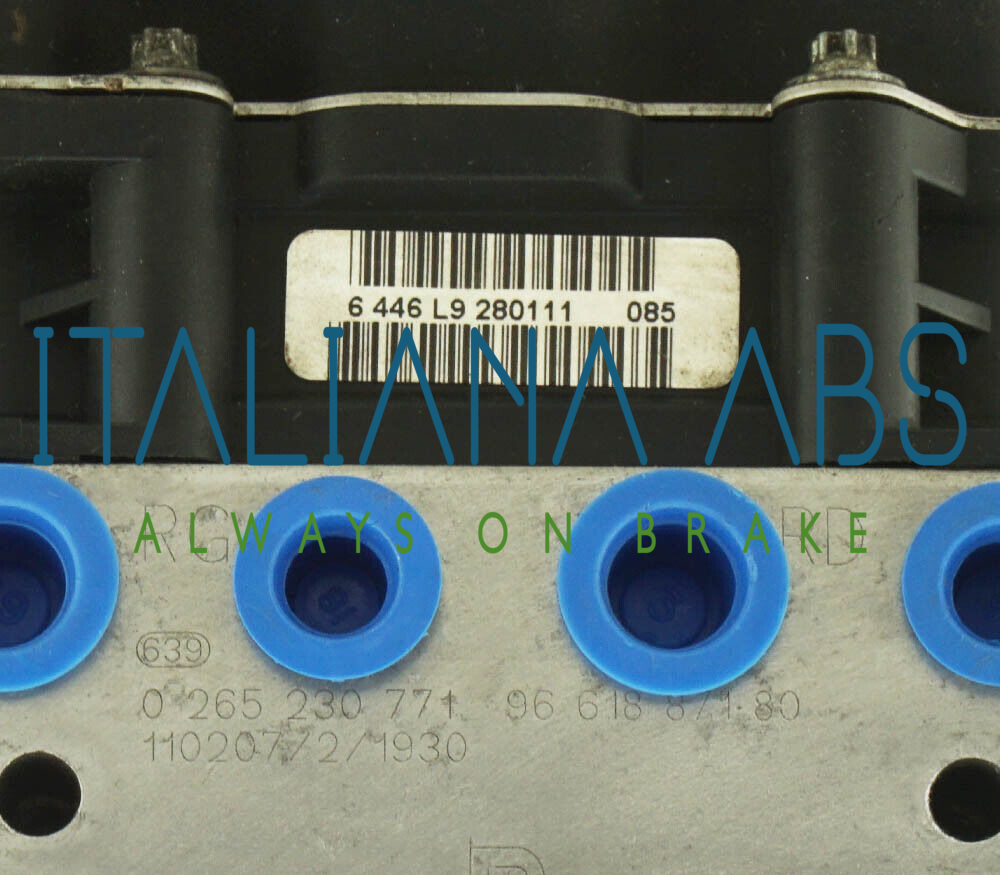Centralina ABS PEUGEOT, codici identivicativi: 0265951576 9661887180 1440163480