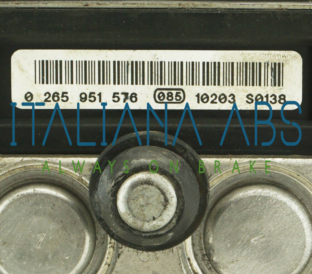 Centralina ABS PEUGEOT, codici identivicativi: 0265951576 9661887180 1440163480