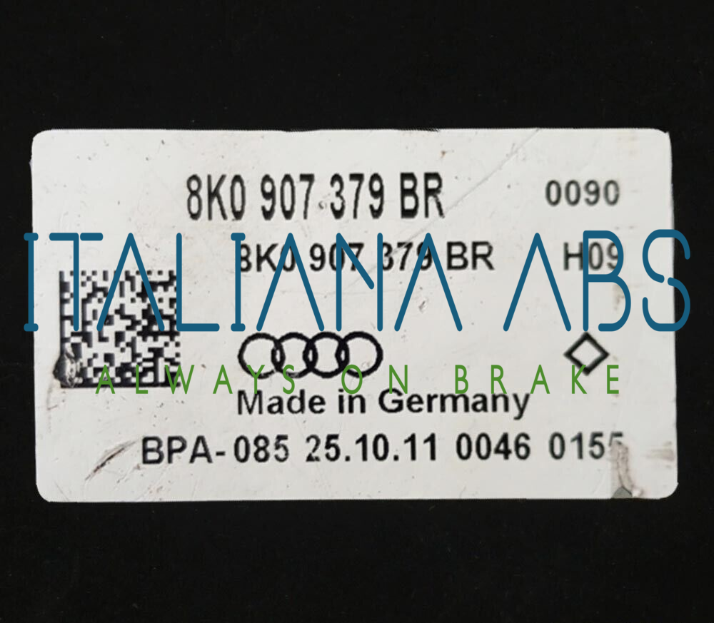 Centralina ABS AUDI, codici identificativi: 0265951713 8K0907379BR 8K0614517FF