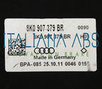 Centralina ABS AUDI, codici identificativi: 0265951713 8K0907379BR 8K0614517FF