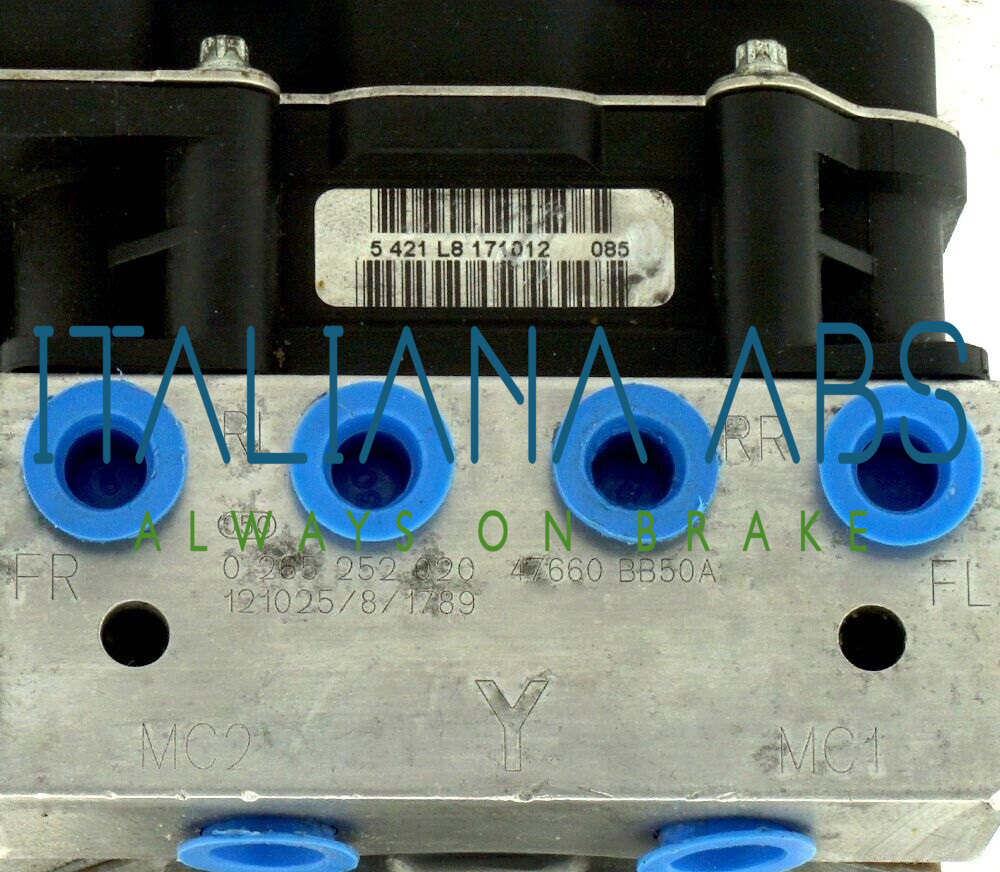 Centralina ABS NISSAN: codici identificativi: 0265951849 0265252020 47660BB50A