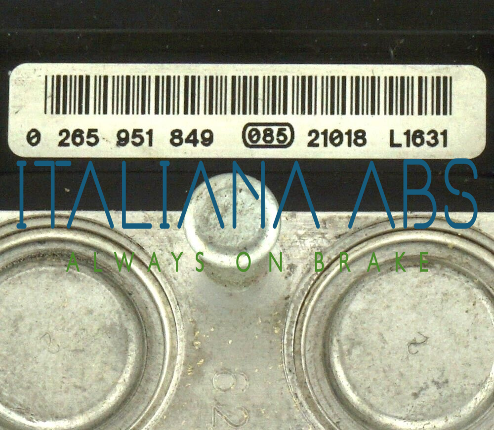 Centralina ABS NISSAN: codici identificativi: 0265951849 0265252020 47660BB50A