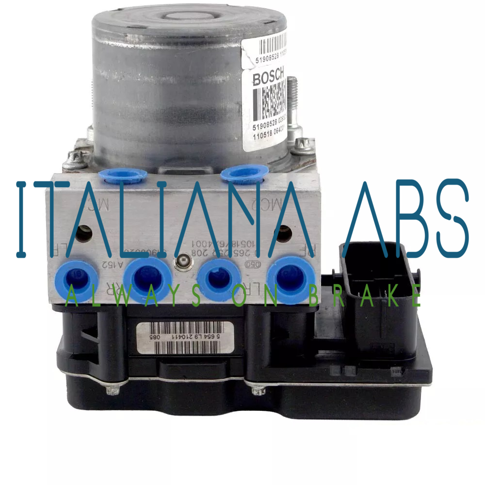 Centralina ABS FIAT, codici identificativi: 0265951941 0265252208 51908528