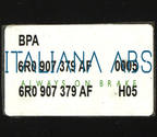 Centralina ABS AUDI, codici identificativi: 0265955014 6R0614517AB 6R0907379AF