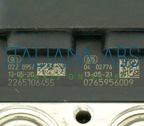Centralina ABS FIAT, codici identificativi: 0265956009 0265242874 51924906