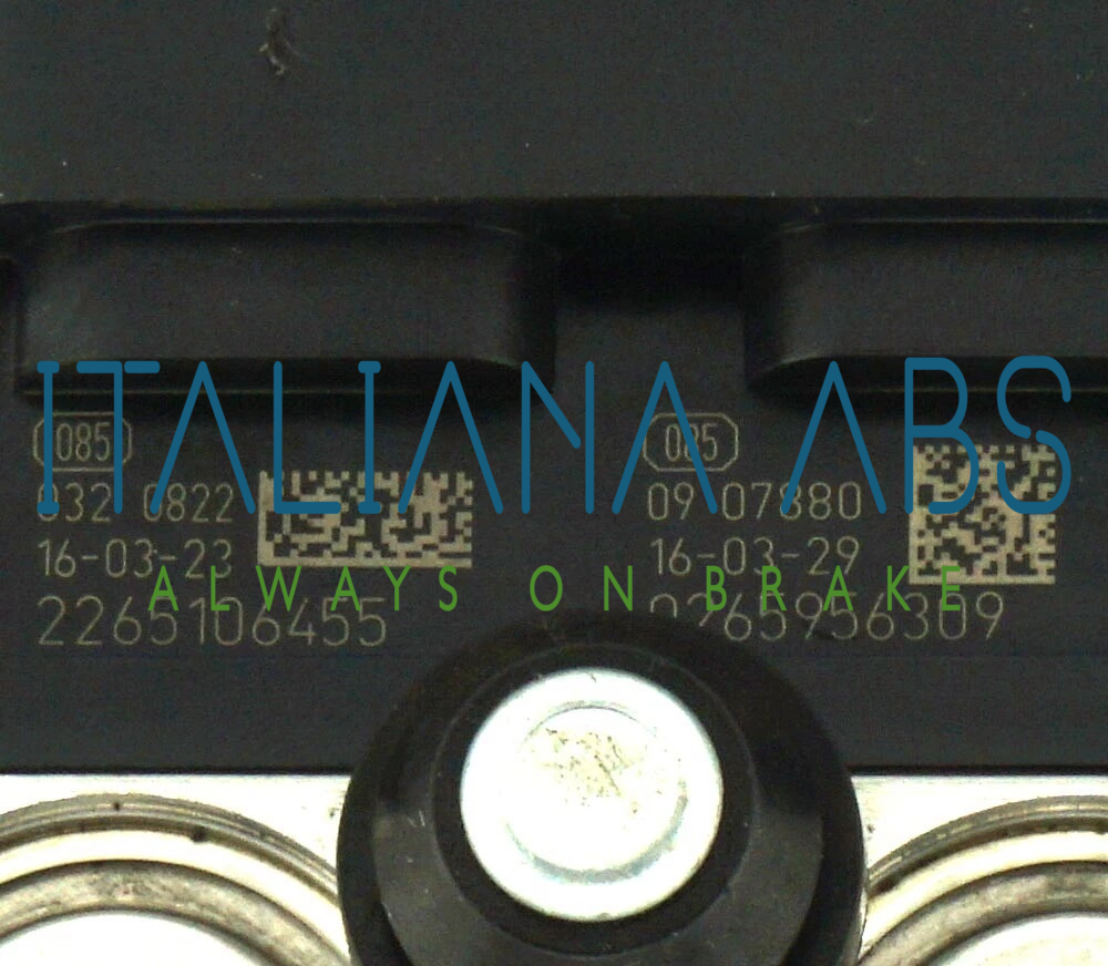Centralina ABS TOYOTA, codici identificativi: 0265956309 445400H070 X6 0265261010