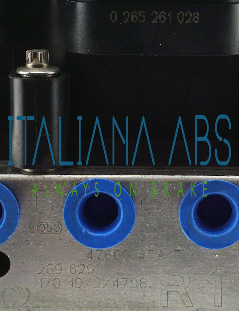 Centralina ABS NISSAN, codici identificativi: 0265956531 476604EA1E 0265261028