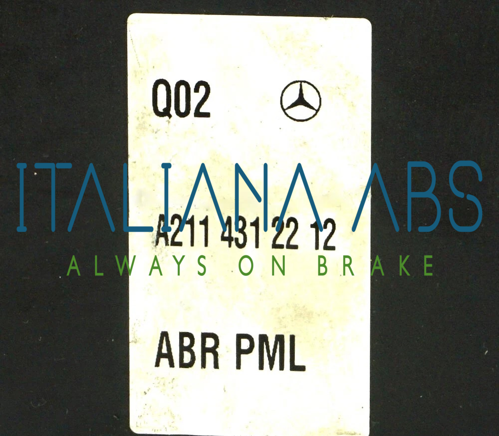 Centralina ABS MERCEDES, codici identificativi: 0265960310 A2114312212 0265250219