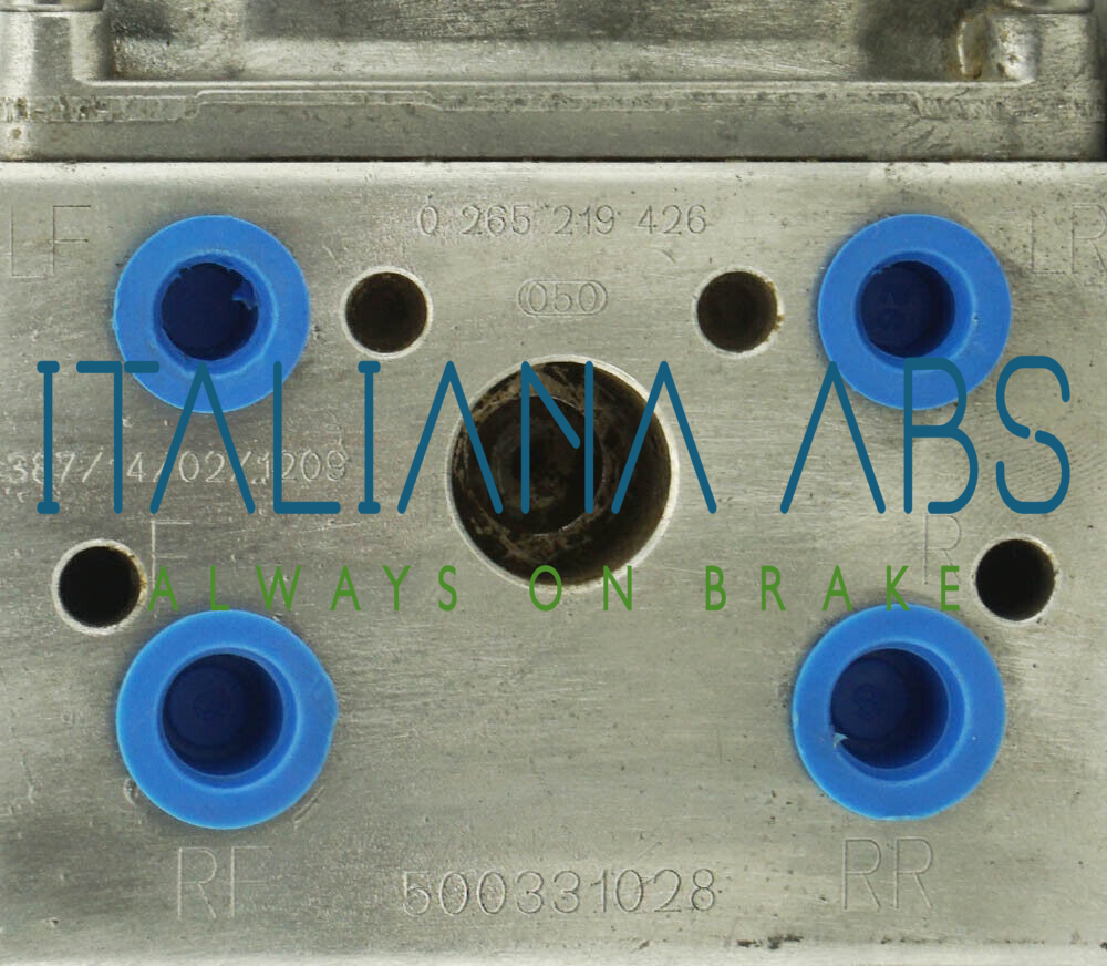 Centralina ABS IVECO, codici identificativi: 0273004325 0265219426 500331028