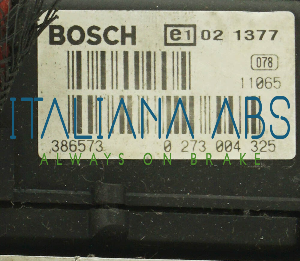 Centralina ABS IVECO, codici identificativi: 0273004325 0265219426 500331028