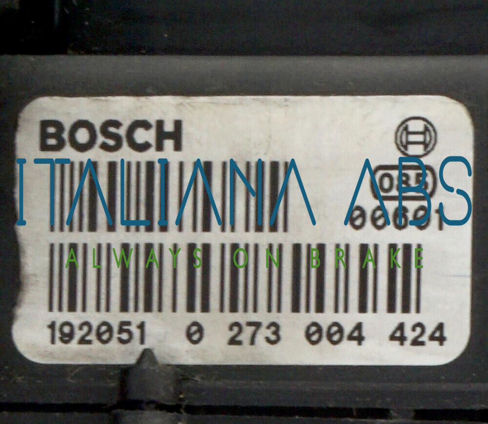 Centralina ABS FIAT, codici identificativi: 0273004424 0265216618 A152 46541046