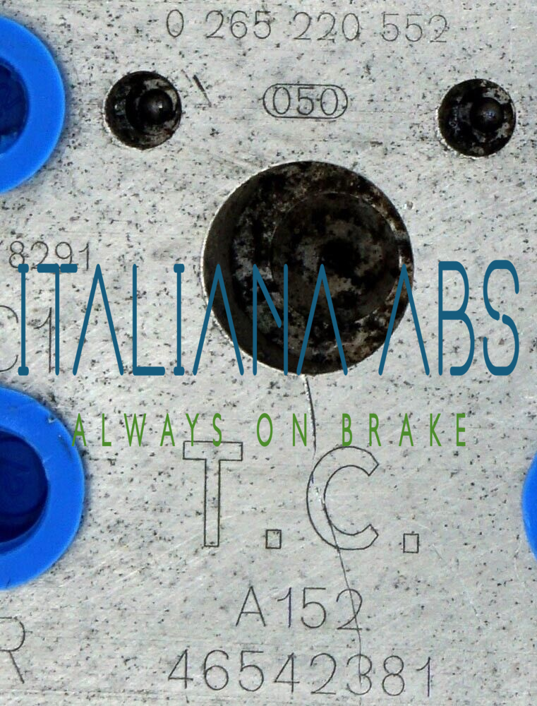 Centralina ABS FIAT, codici identificativi: 0273004428 0265220552 46542381