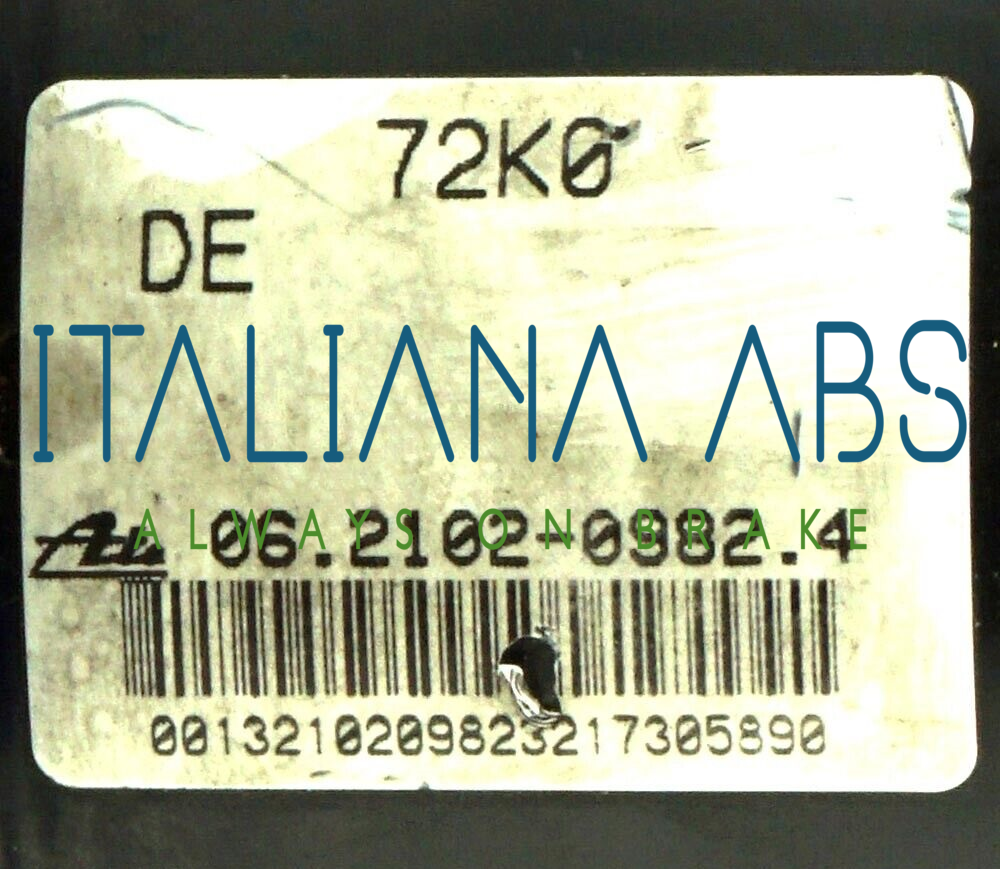 Centralina ABS SUZUKI, codici identificativi: 06210209824 72K0 06210951913