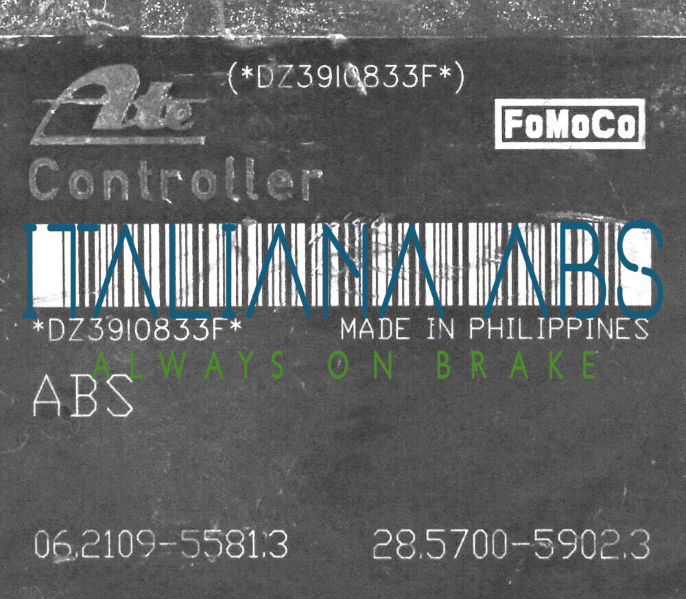 Centralina ABS FORD, codici identificativi: 06210955813 8V512M110AD 06210213174