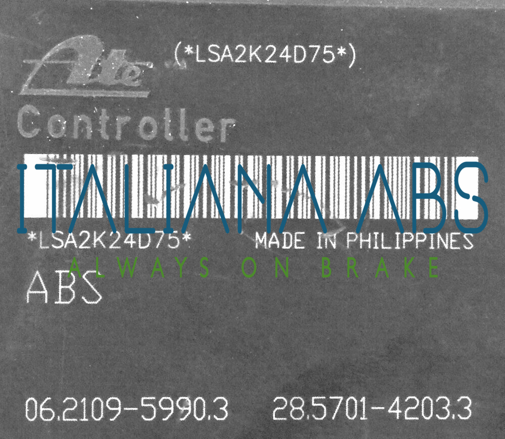 Centralina ABS SUZUKI, codici identificativi: 06210959903 85L0 06210218254