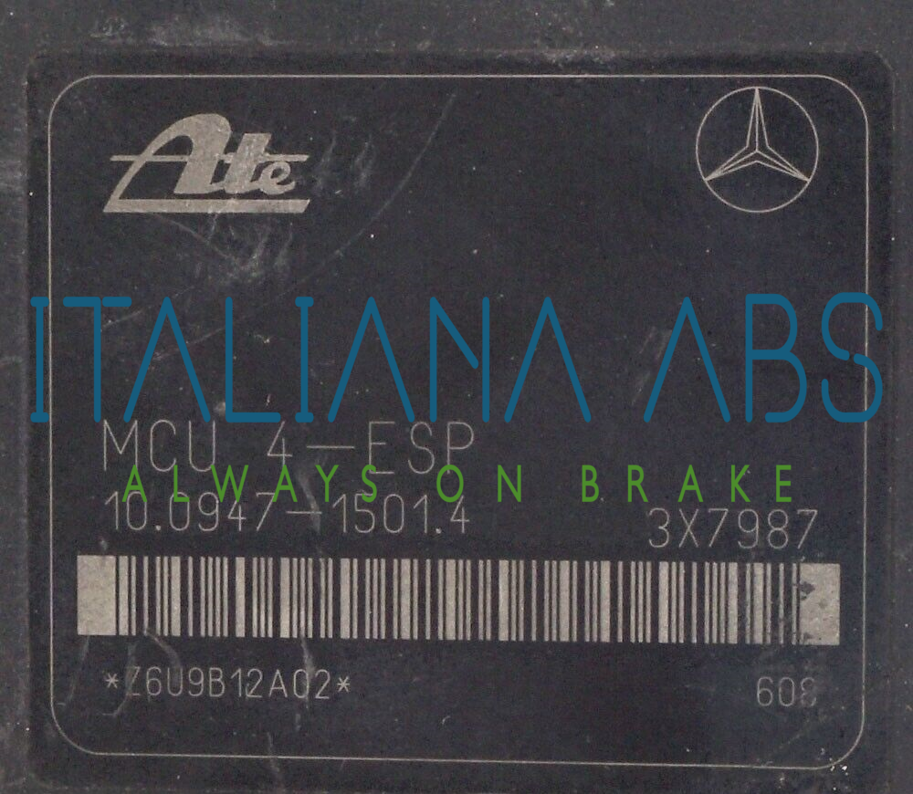 Centralina ABS MERCEDES, codici identificativi: 10020402024 A1634310512 10094715014
