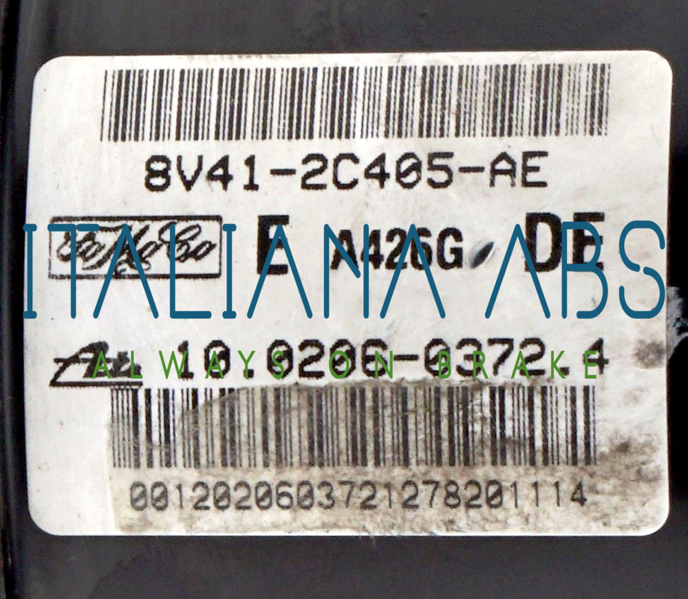Centralina ABS FORD, codici identificativi: 10020603724 8V412C405AE 10096001313