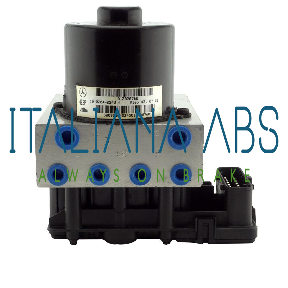 Centralina ABS MERCEDES, codici identificativi: 10021096861 10020402454 A1634310712