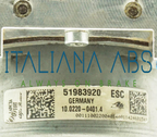 Centralina ABS Alfa Romeo, codici identificativi: 10091528083 10062237201 51983920