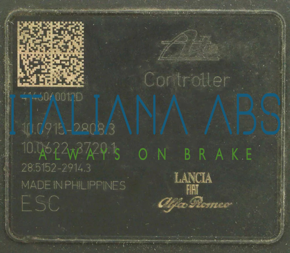 Centralina ABS Alfa Romeo, codici identificativi: 10091528083 10062237201 51983920