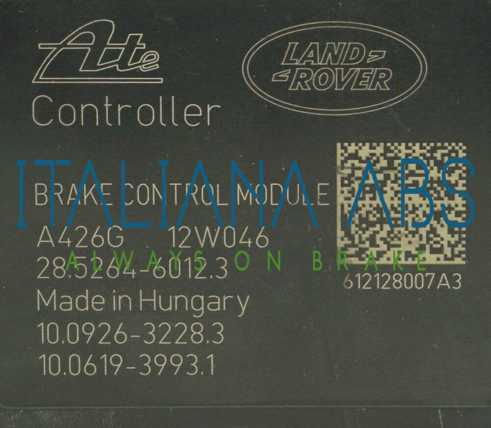 Centralina ABS Land Rover, codici identificativi: 10092632283 BJ322C405AG