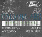 Centralina ABS VOLVO 10094801053 98AG2M110CA 10020401584