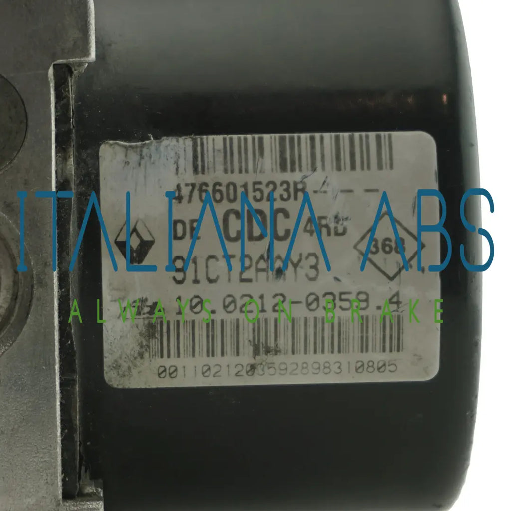 Centralina ABS RENAULT, codici identificativi: 476601523R 10096114413 10021203594