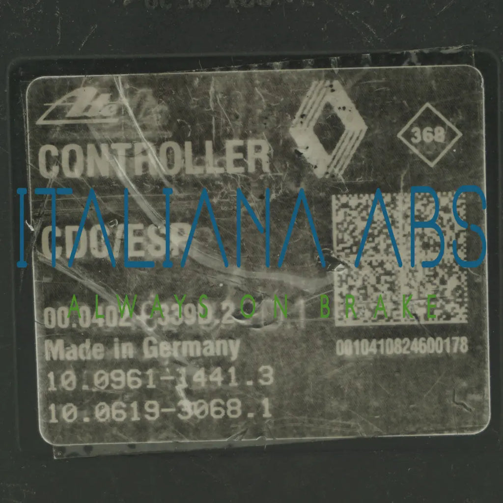 Centralina ABS RENAULT, codici identificativi: 476601523R 10096114413 10021203594
