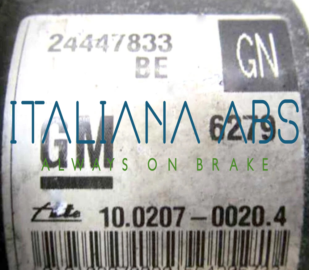 Centralina ABS OPEL, codici identificativi: 10097005043 24447833 GN 10020700204
