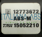 Centralina ABS SAAB, codici identificativi: 12773672 15052210 15113910 15052210
