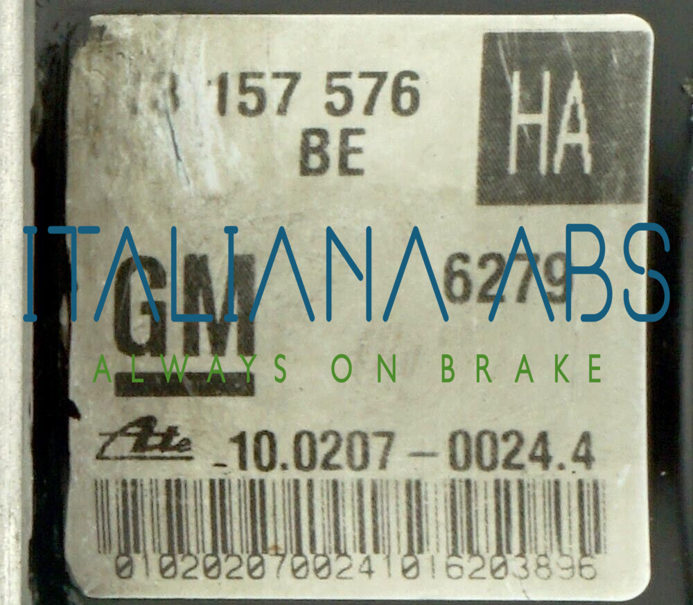 Centralina ABS OPEL, codici identificativi: 13157576 HA 10097005093 10020700244