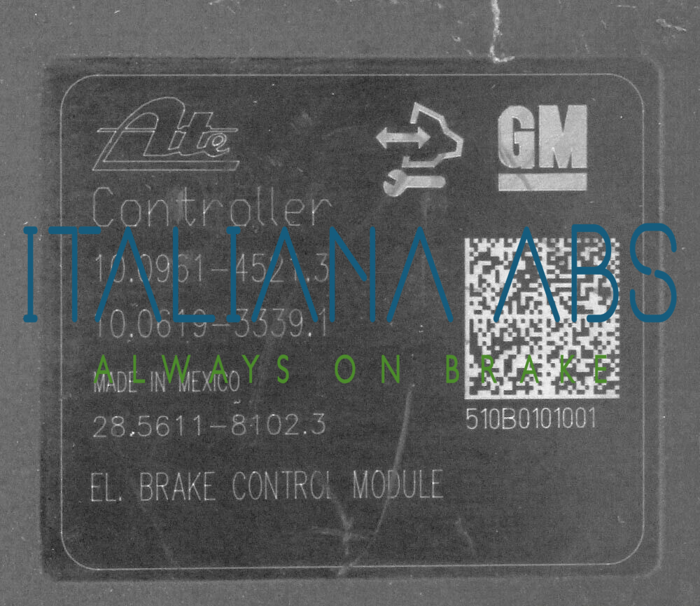 Centralina ABS OPEL, codici identificativi: 13347808 ABT 10021205414 10096145213