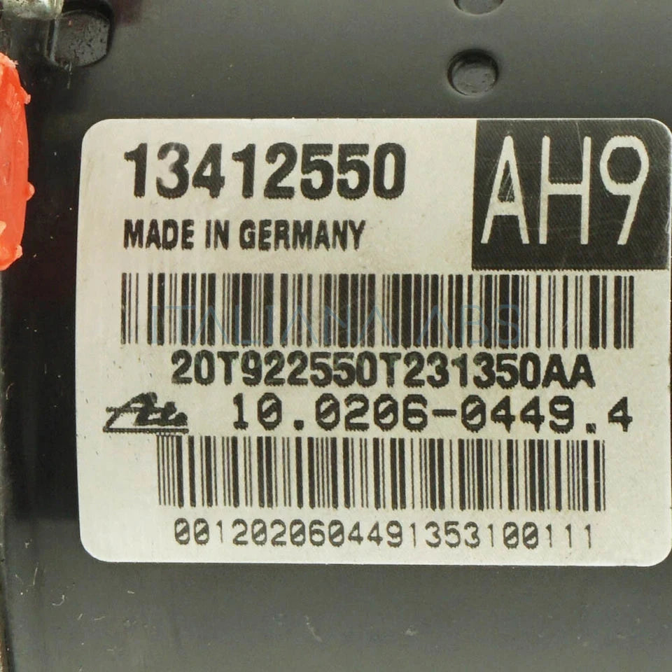 Centralina ABS OPEL 13412550 AH9 10020604494 10096045843