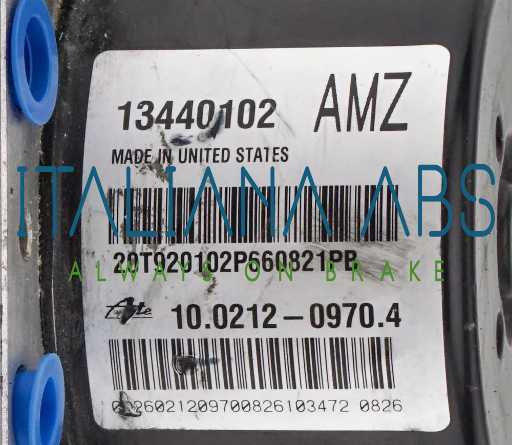 Centralina ABS OPEL, codici identificativi: 13440102 10021209704 10096145483