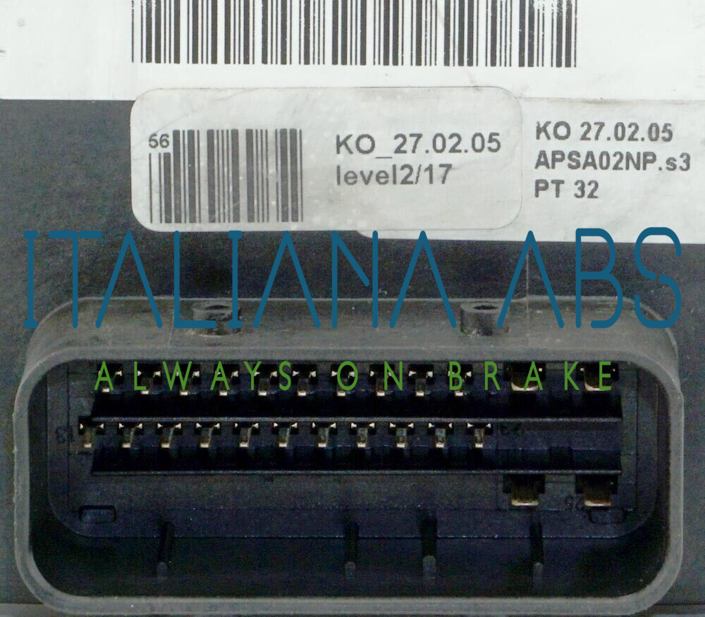 Centralina ABS PEUGEOT, codici identificativi: 15710601 S118676001L 9658028480